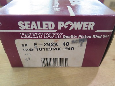 #ad Sealed Power Piston Ring Set E 292K 40 E 292K40 NOS 2B1 1 $145.00