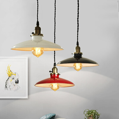 #ad Vintage Industrial Metal Pendant Light Loft Kitchen Hanging Ceiling Lamp Fixture $34.99