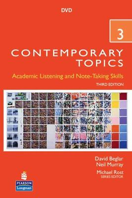 #ad Contemporary Topics 3: Academic Listening and Note Taking Skills 3rd Edition $7.98