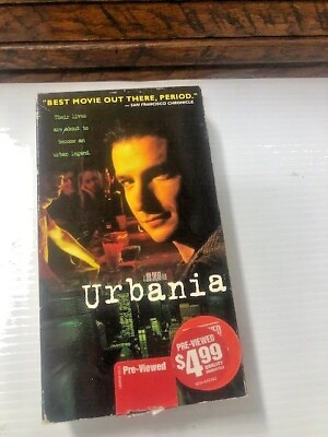 #ad Urbania VHS Blockbuster Rental Sealed pre viewed Video Tape. 84 D $19.95
