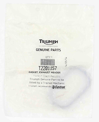 #ad Triumph Exhaust Gasket Part Number T2201157 $10.99