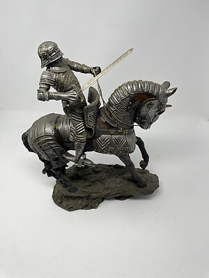#ad Design Toscano Knights of Blenheim Palace: Silver Knight Sculpture $52.24