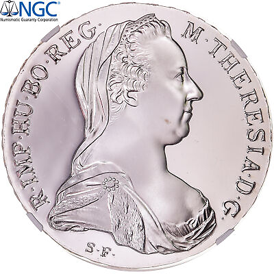 #ad #1067767 Coin Austria Maria Theresa Thaler 1780 Vienna Restrike Proof $1677.00