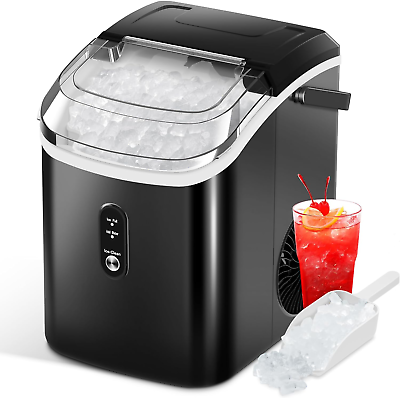 #ad Nugget Ice Makers Countertop with Soft Chewable Pellet Ice Pebble Ice Maker Mac $236.99