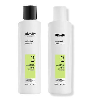 #ad Nioxin System #2 Duo Set Shampoo and Scalp Therapy Conditioner 10.1 oz $24.75