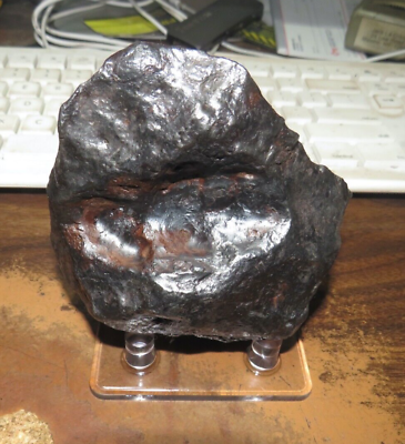 #ad 1392 gm toluca Meteorite Mexico Complete Individual Specimen 3 lbs iron nickel $1709.95