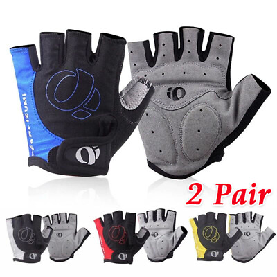 #ad 2Pair Cycling Bike Gloves Half Finger MTB Mountain Bicycle Sports Gloves Cycling $12.99