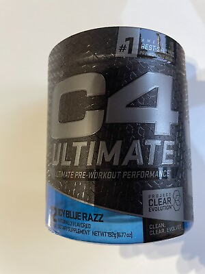 #ad C4 Ultimate PreWorkout 12 Servings Icy Blue Razz Exp 03 24 $9.31
