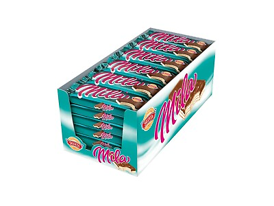 #ad MILA European Czech Slovak Wafers Milk Cream w Chocolate BOX QTY 36pcs $42.99