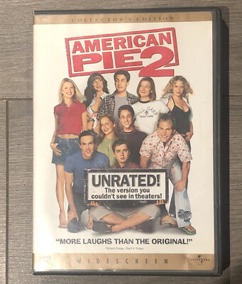 #ad American Pie 2 DVD Unrated Collectors Edition Widescreen Jason Biggs $4.90