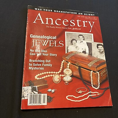 #ad ANCESTRY Magazine May June 2003 $7.50
