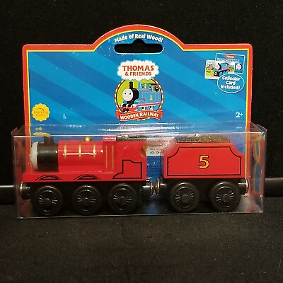 #ad Vintage 2004 Thomas And Friends James And Tender Wood Learning Curve New 1 $45.00