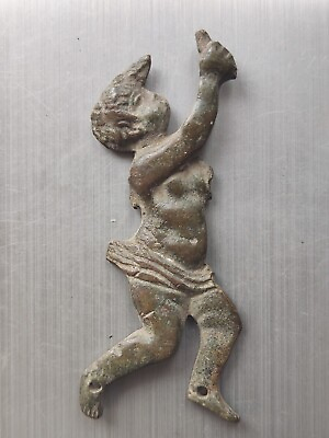 #ad Antique figurine of a naked boy ancient Vintage statue artifact Roman Empire $99.99