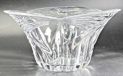 #ad Gorgeous Crystal Horizon by Block Crystal Bowl with Large Scalloped Top $40.00