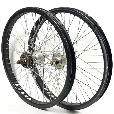 #ad Voxom Vintage BMX Wheel Set 48H Alex Rims 14mm Nirve GT Haro 20 Inch $100.00