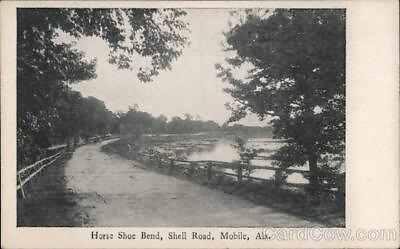 #ad MobileAL Horse Shoe BendShell Road Alabama Antique Postcard Vintage Post Card $9.99