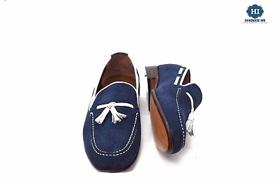 #ad Elevate Your Style with Handcrafted Suede Tassel Loafers Premium Quality Shoes $149.00