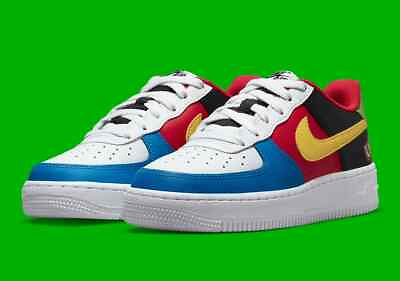 #ad Nike Air Force 1 #x27;07 QS Shoes quot;UNOquot; White Black Blue Red DC8887 100 Men#x27;s and GS $75.00