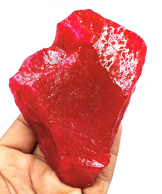 #ad #ad Natural Red Ruby 1030Ct Uncut Rough Earth Mined Certified African Gemstone MKQ $27.49