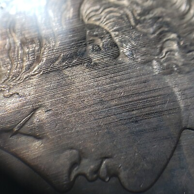#ad 1902 S $1 Morgan Dollar Mint Error Dramatic Dmgd Stock NGC UNC Dets B3984 $550.00