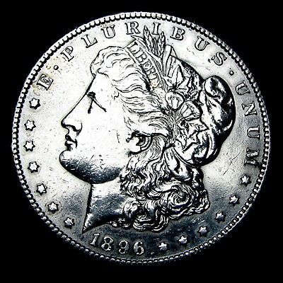 #ad 1896 S Morgan Dollar Silver Stunning Details Coin #502L $425.00