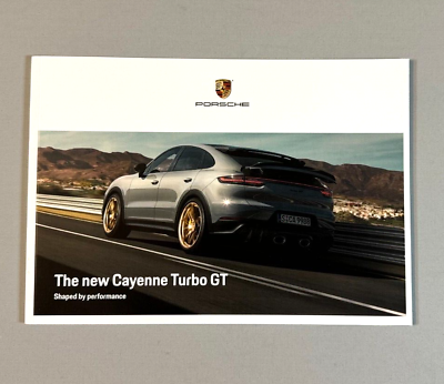 #ad 2024 Porsche Cayenne Coupe Turbo GT Brochure New $24.00