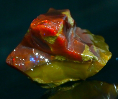 #ad Multi Fire Opal Rough 109.45 Carat Natural Ethiopian Opal Raw Welo Opal Gemstone $109.20