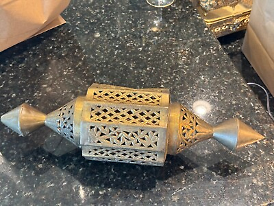 #ad Vintage 1960’s Brass Moroccan Pendent Light $100.00
