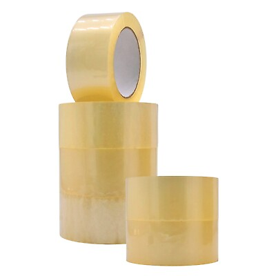 #ad 1 6 12 18 24 36 72 Rolls Clear Packing Packaging Carton Sealing Tape 2x110 Yards $340.22
