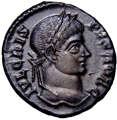 #ad MS Wow Crispus Caesar 316 326 Follis VOT ASIS Sunrays DETAILS Roman Coin wCOA $111.00