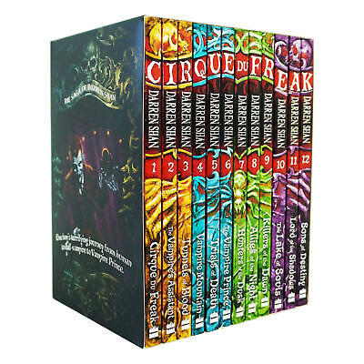 #ad The Saga of Darren Shan Cirque du Freak By Darren Shan 12 Book Set Ages 9 14 $36.99
