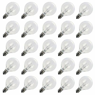 #ad 5W Clear G40 Globe Bulbs for Outdoor String Light Replacement Bulbs $59.99
