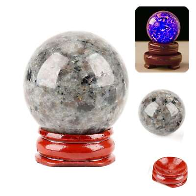 #ad New Crystal Ball Natural Stone Yooperlite Powerful Chakra Energy Wicca Crystals $11.19