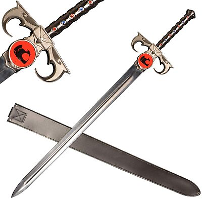 #ad 48quot; Thundercats Lionio Sword of Omens The Lion Replica Blade With Leather Sheath $102.95