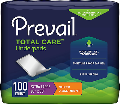 #ad Proven Super Absorbent Underpad Ultimate Absorbency 30quot;X30quot; X Large Pad $84.44