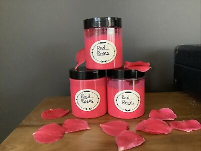 #ad 8 Ounces Red Roses Flower Theamed Slime $7.00