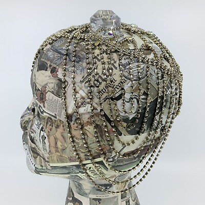 #ad 1920s Style Flapper Gatsby Rhinestone Wedding Headdress Headpiece Cap $39.95