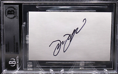 #ad TIM WAKEFIELD BOSTON RED SOX SIGNED INDEX CARD BECKETT BAS 2 AUTHENTIC SLAB BGS $199.99