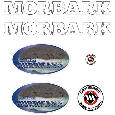 #ad Morbark 2400XL Decals Wood Chipper Decal Aftermarket Repro Sticker Kit  $160.00