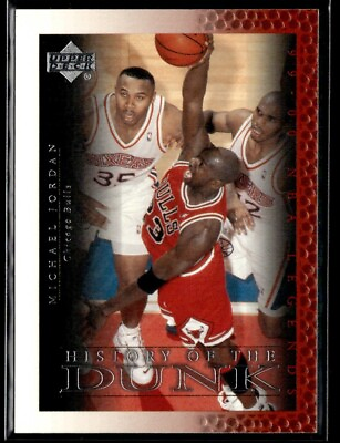#ad 2000 01 Upper Deck History of the Dunk Michael Jordan Chicago Bulls #68 $4.99