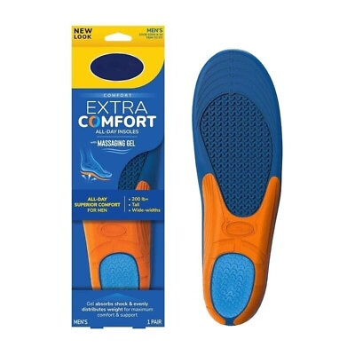 #ad #ad Comfort All Day Insoles 1 Pair Trim to Fit Inserts Mens Shoe Sizes 8 14 $13.65
