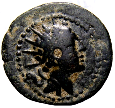 #ad Seleukid Kingdom. Antiochos IV Epiphanes. 175 164 B.C Lovely Flan Coin wCOA $120.35