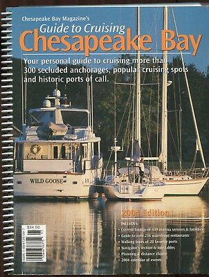 #ad Chesapeake Bay Magazine#x27;s Guide to Cruising Chesapeake Bay 2004 Edition Rare $59.00