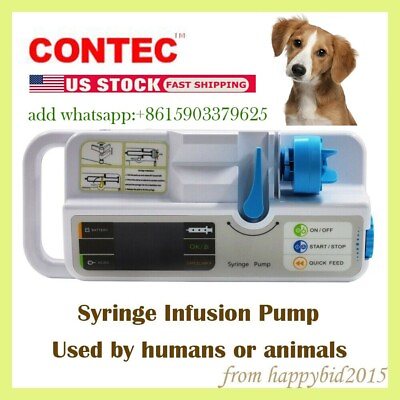 #ad #ad Medical ICU Syringe Infusion Pump Standard IV Fluid Injection Control Alarm $319.00