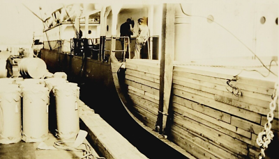 #ad 1931 Photo Kaffir Ship at Port Townsand Historial Martime Boating History $10.99