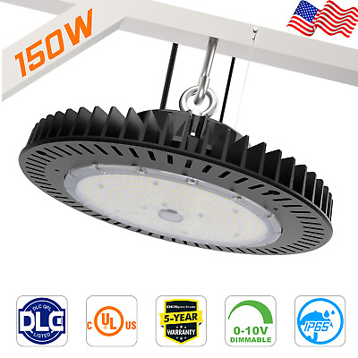 #ad UFO Led High Bay Light 150W Warehouse Factory Commercial Led Shop Light Fixtures $83.19