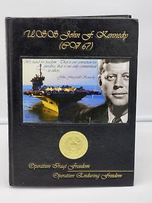 #ad USS John F. Kennedy CV 67JFK COMBAT CRUISE BOOK 2004 Operation Enduring Freedom $275.00