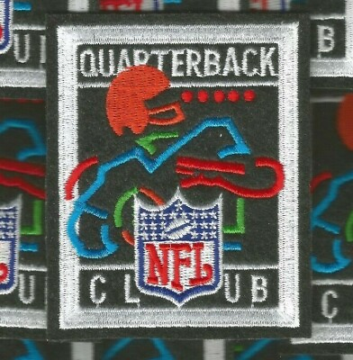 #ad NFL QUARTERBACK CLUB PATCH VINTAGE 90#x27;S EMBROIDERED RETRO IRON ON BRAND NEW $4.95