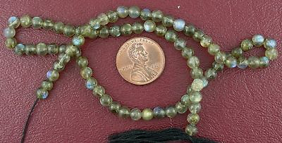 #ad 78 Round Quality 4.5 5mm Labradorite Beads 15quot; $24.16