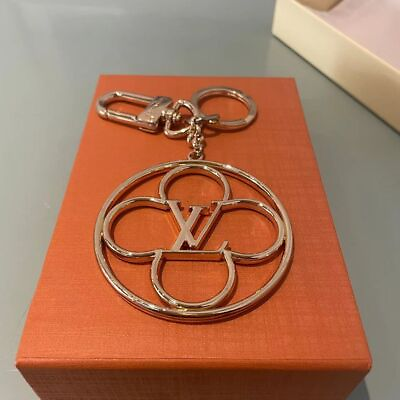 #ad LOUIS VUITTON bag charm keychain Gold Hardware Round Logo charm Ladies Women#x27;s $302.16